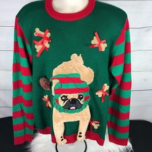 Pug Ugly Christmas Sweater